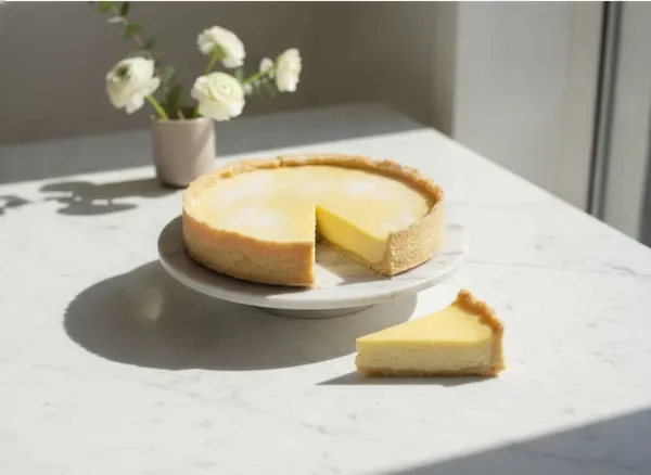 Classic New York cheesecake without refined sugar, City Cake Bratislava