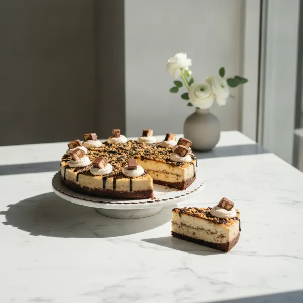 Snickers cheesecake
