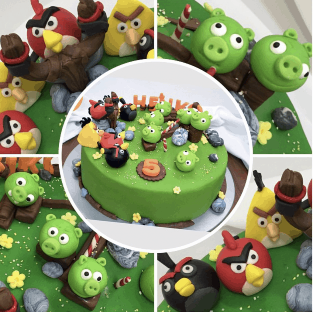 Detska torta angry birds quatro detska torta bratislava