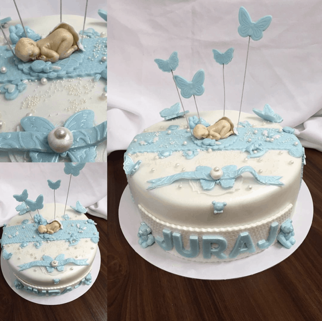 Detska torta babatko baby boy motyliky detska torta bratislava