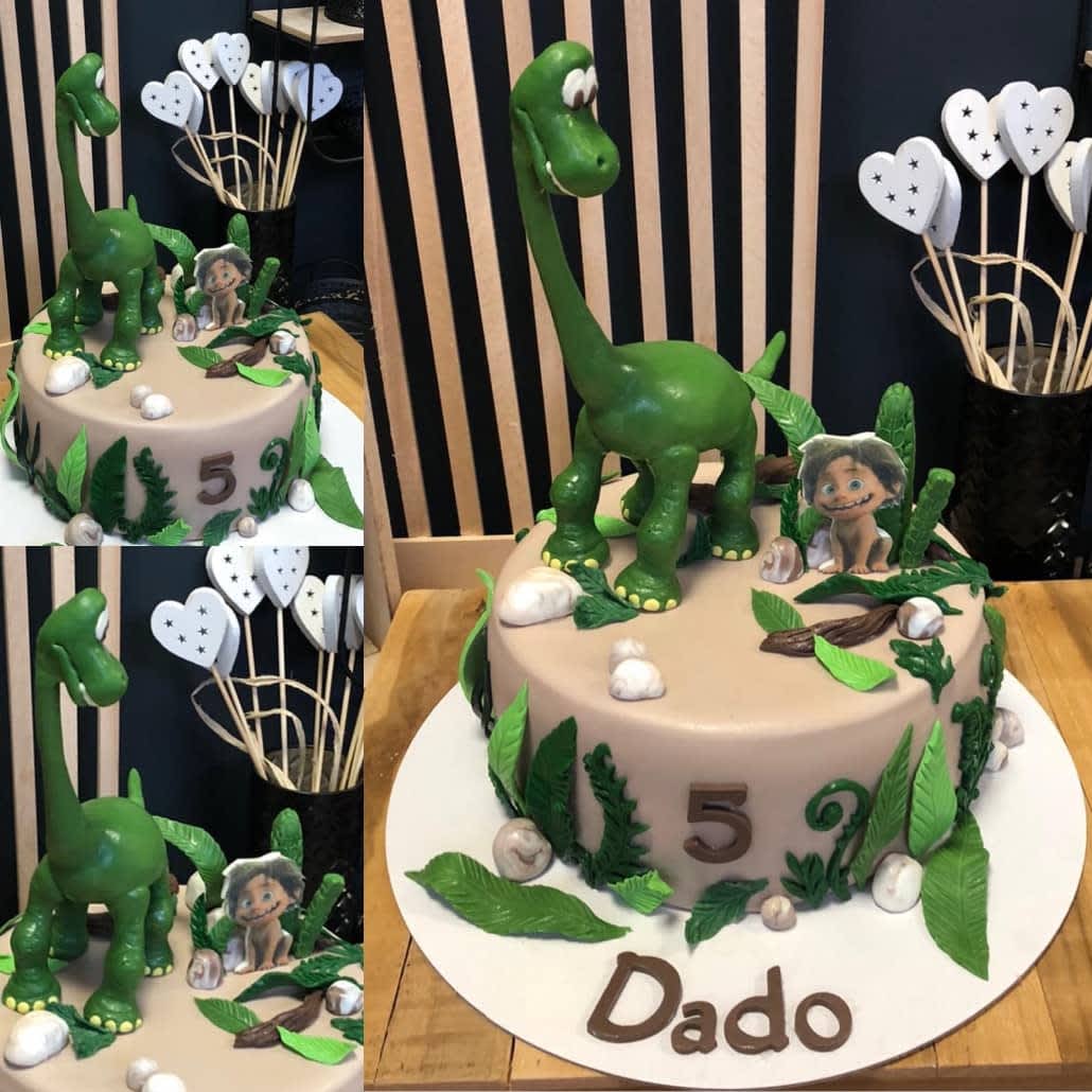 Detska torta dinosaurus v lese detska torta bratislava