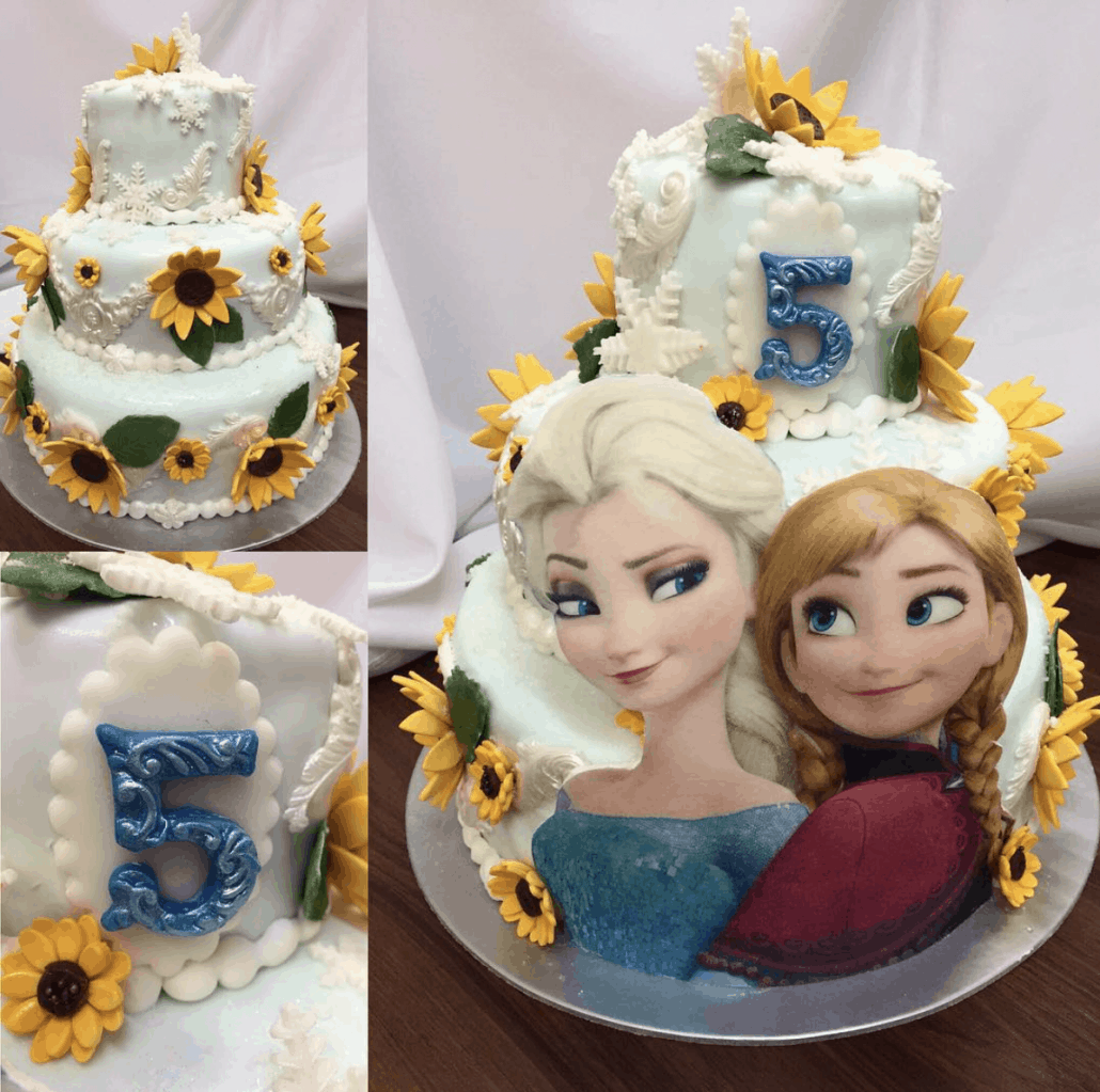 Detska torta frozen slnecnice detska torta bratislava