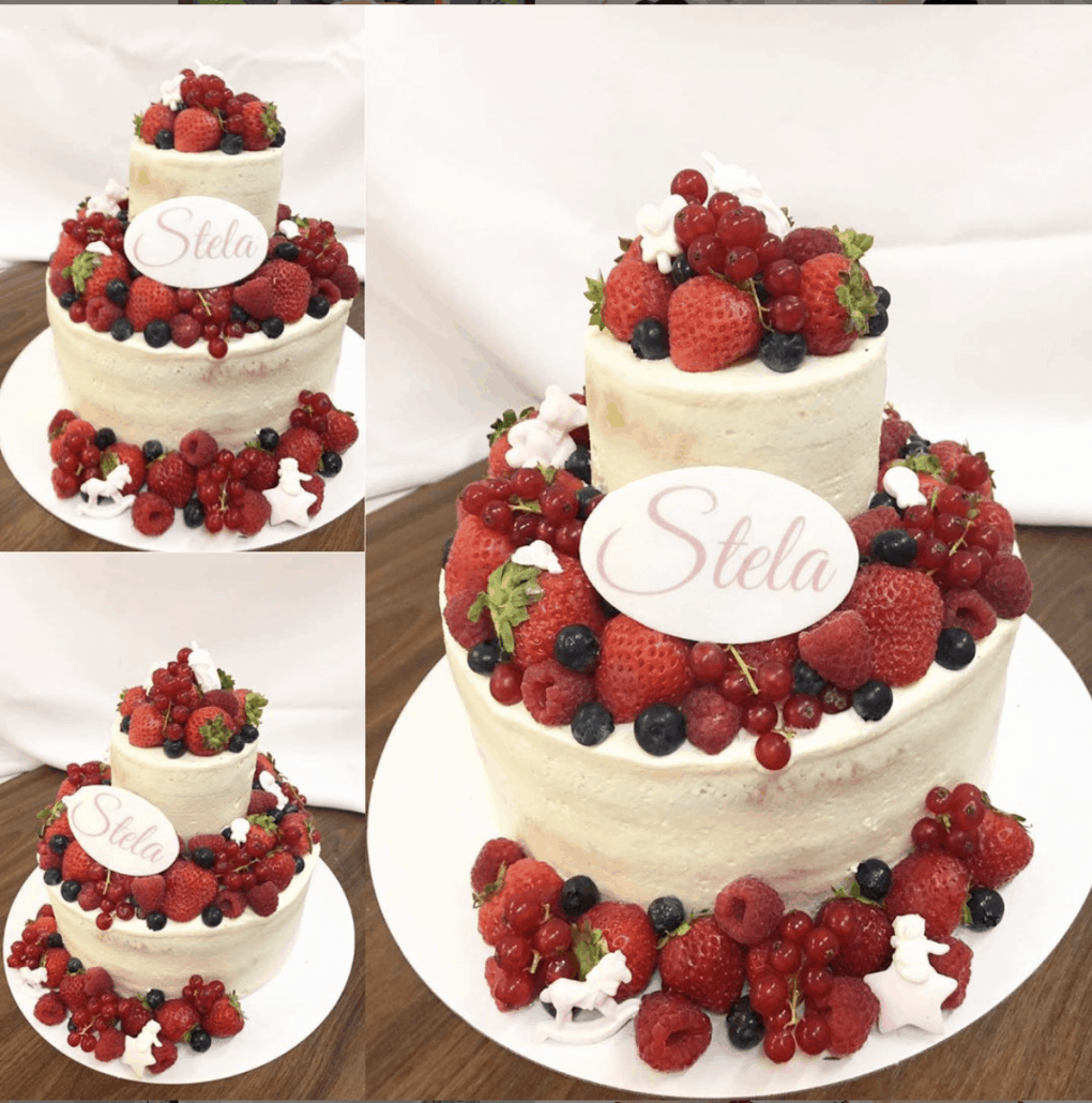 Detska torta krst s ovocim detska torta bratislava