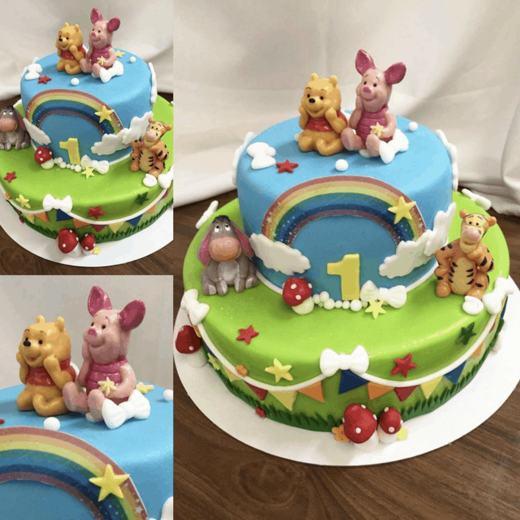 Detska torta macko pu duha oblaciky detska torta bratislava