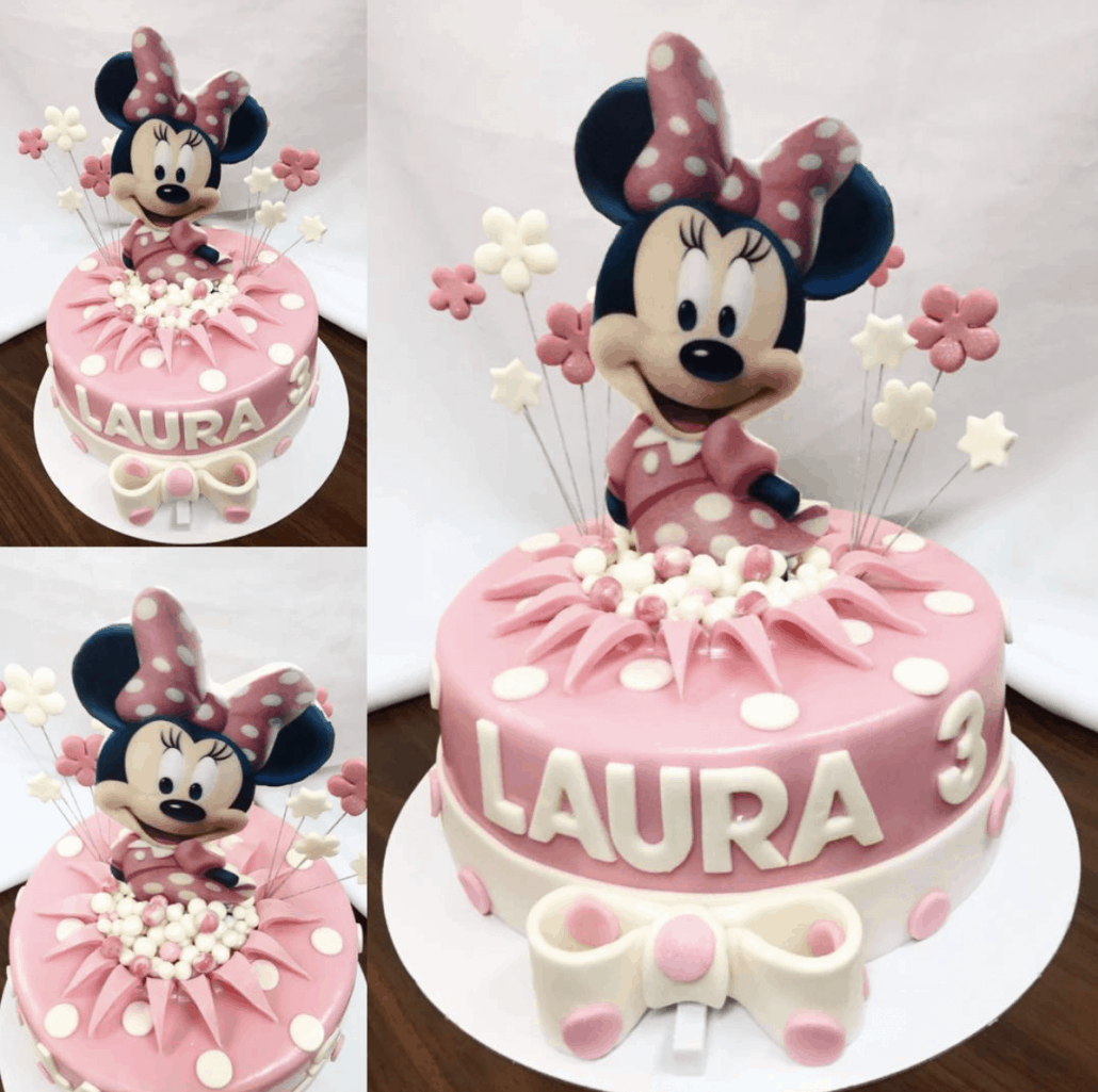 Detska torta minnie s bodkami detska torta bratislava