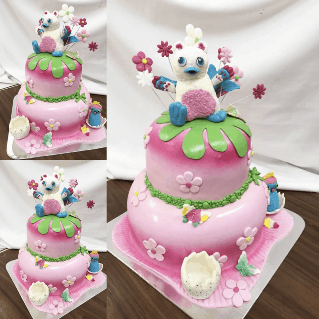 Detska torta ruzova velka detska torta bratislava