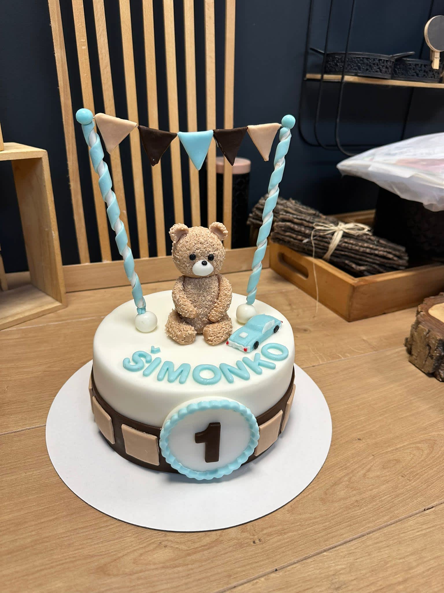 Detska torta s modrym mackom detska torta bratislava