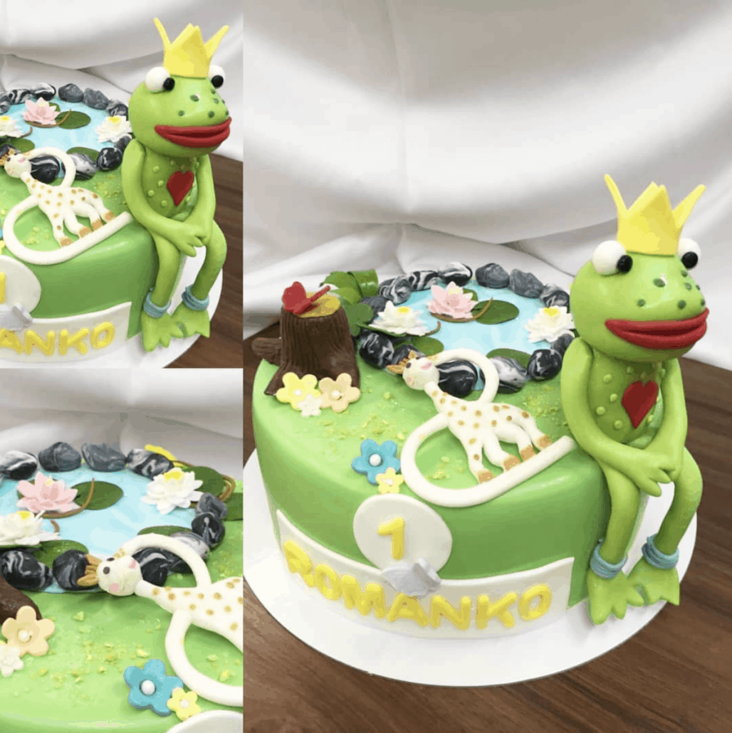 Detska torta zabi princ detska torta bratislava