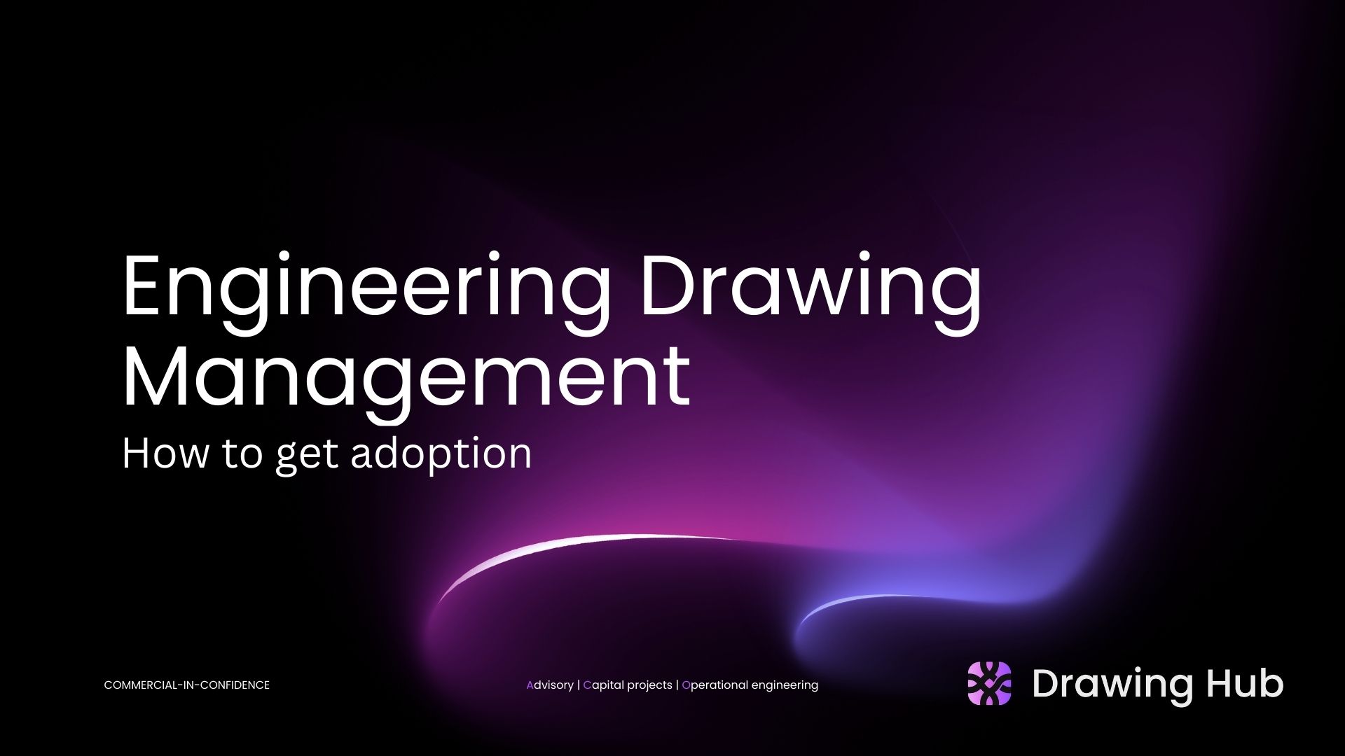 Slide 1 — Engineering Drawing Management adoption guide
