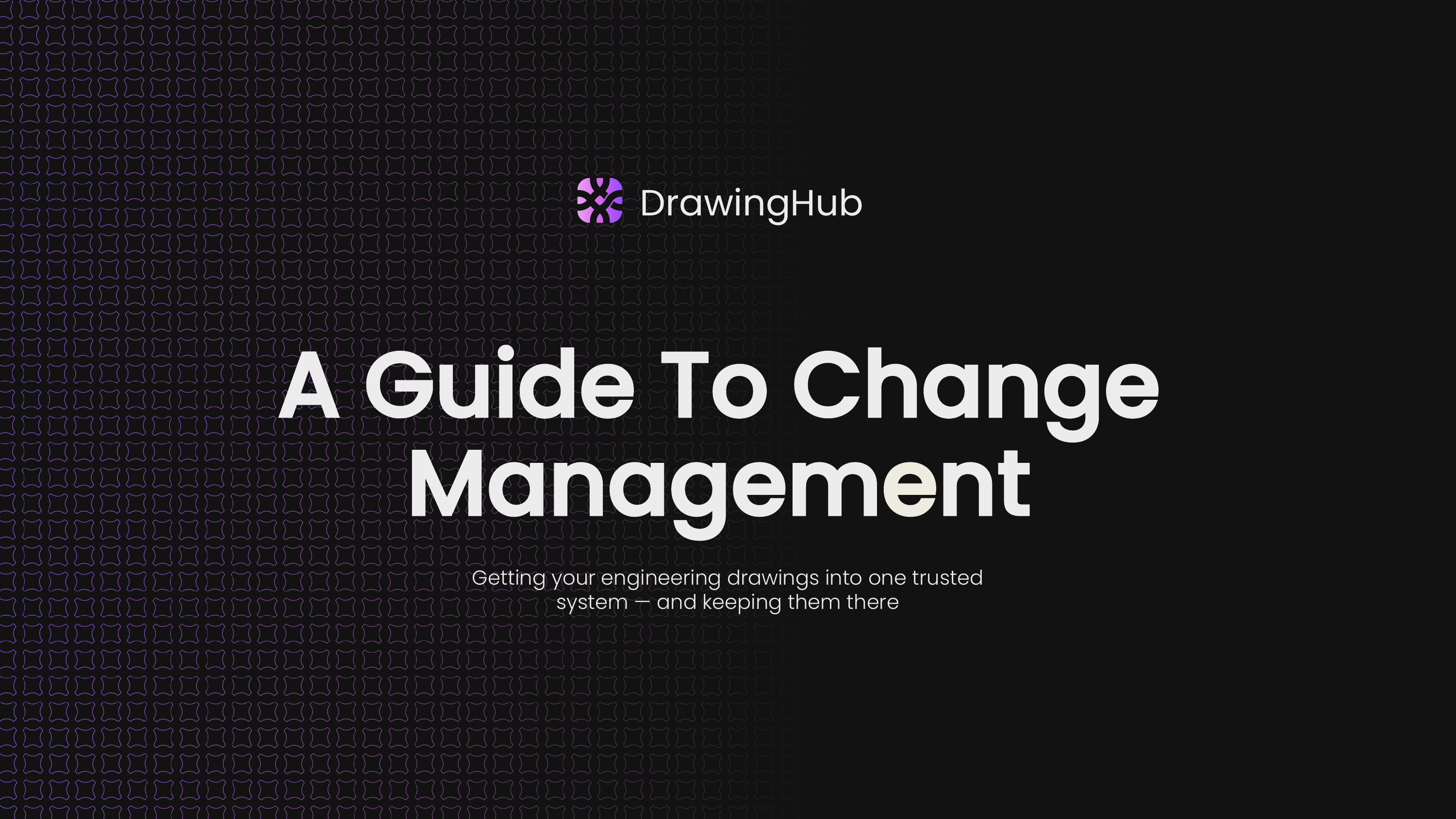 Slide 1 — Engineering Drawing Management adoption guide