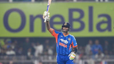 Suryakumar rises in ICC rankings after striking purple patch