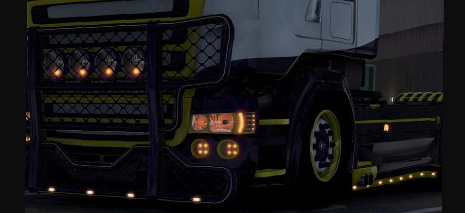 МОД Lights Pack for Scania RJL v1.1 ДЛЯ EURO TRUCK SIMULATOR 2