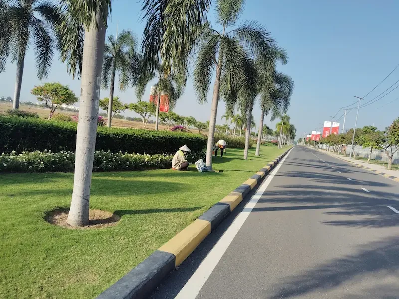 Cảnh quan khu công nghiệp đẹp