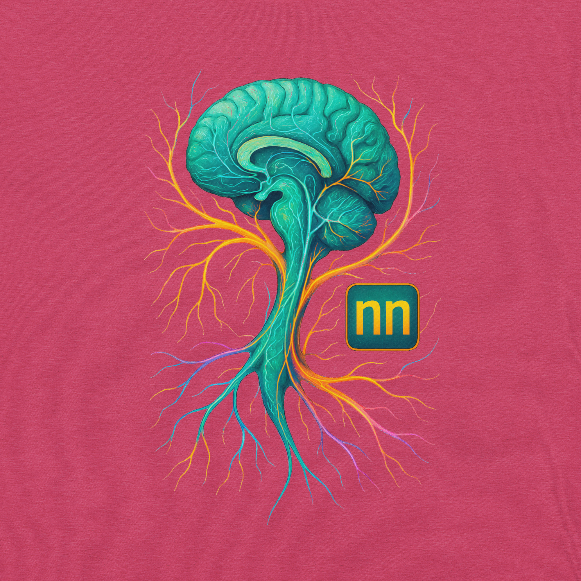 Unique Tee - Naked Brain