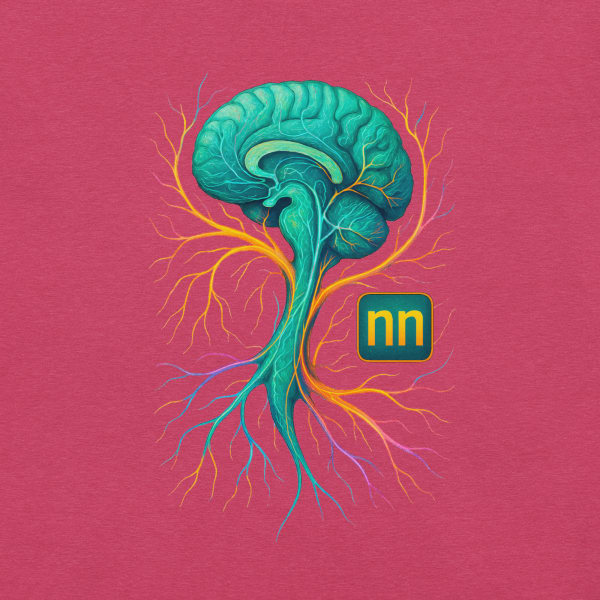 Unique Tee - Naked Brain