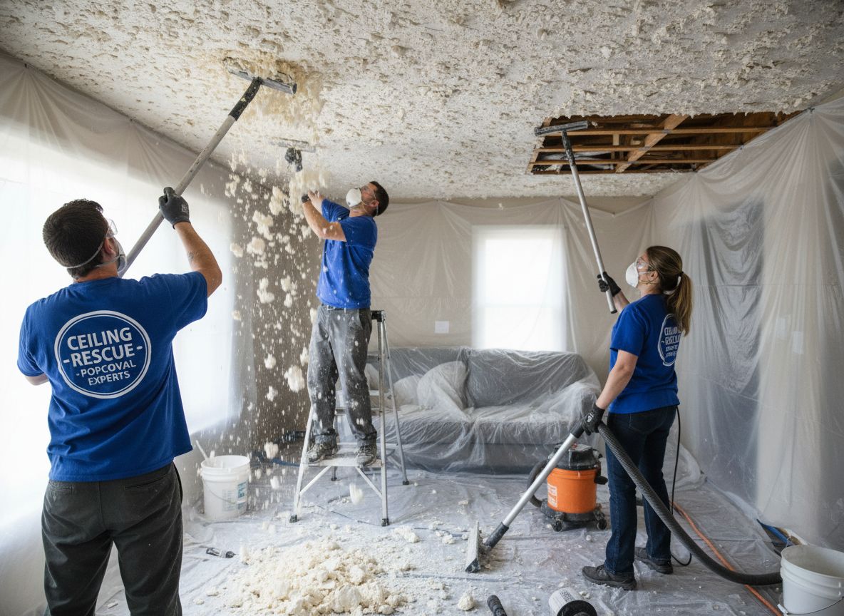 Popcorn Ceiling Removal