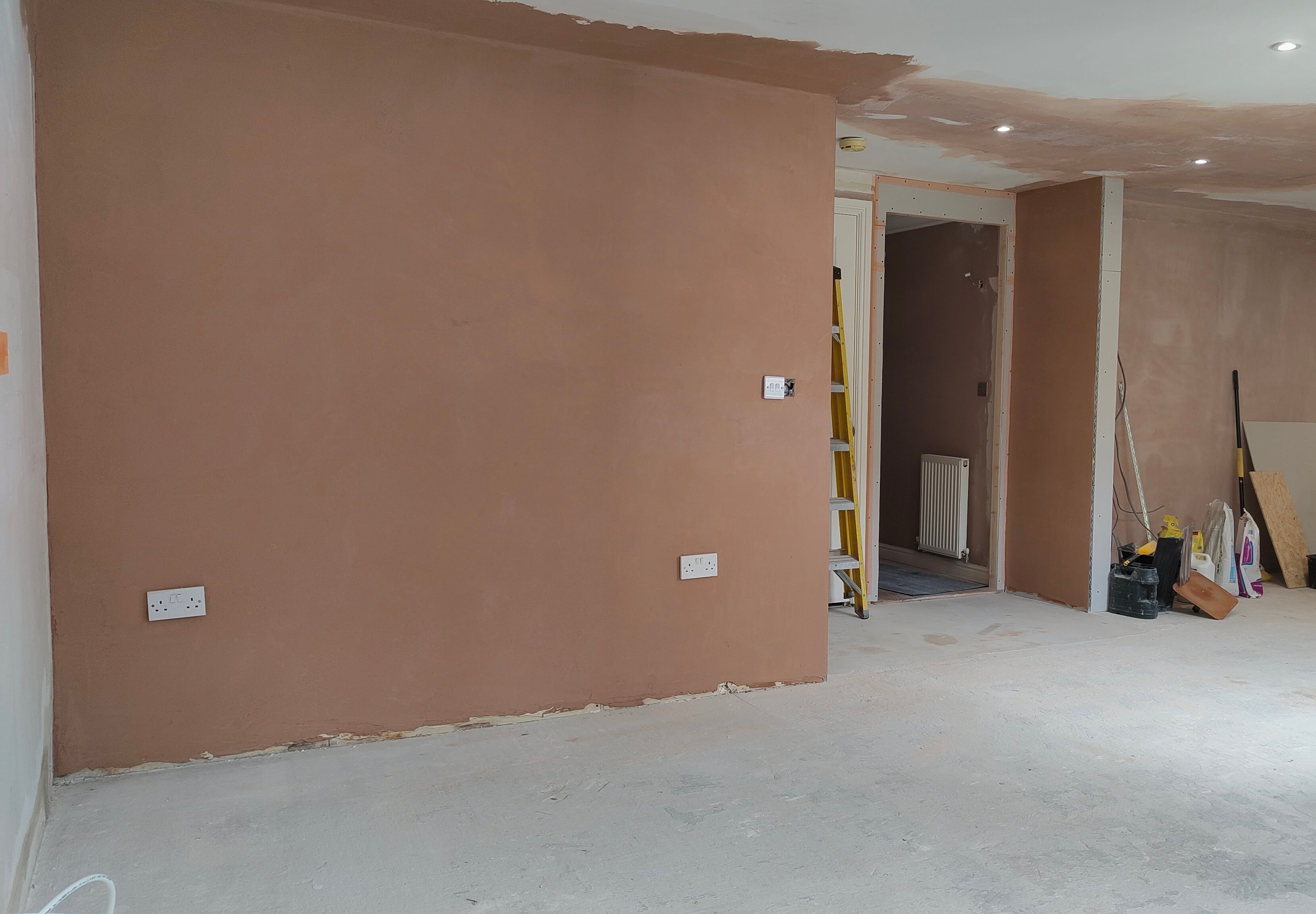 Plastering