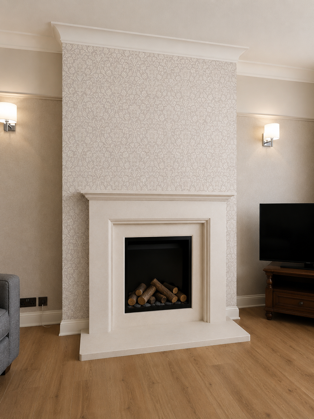 Wallpapering and wall covering services Glossop Derbyshire