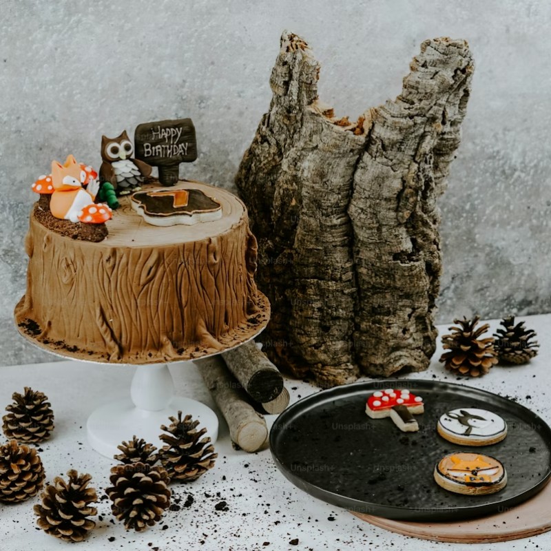 Woodland Friends Birthday Cake