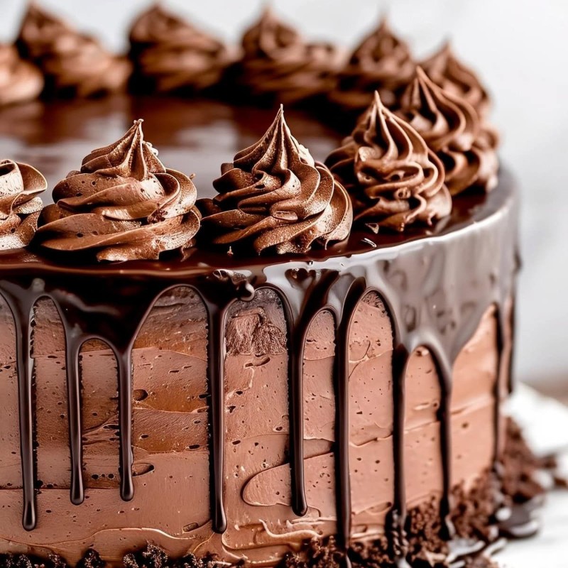 Chocolate Truffle Delight Cake