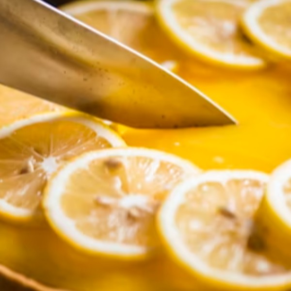 Golden Lemon Cheesecake