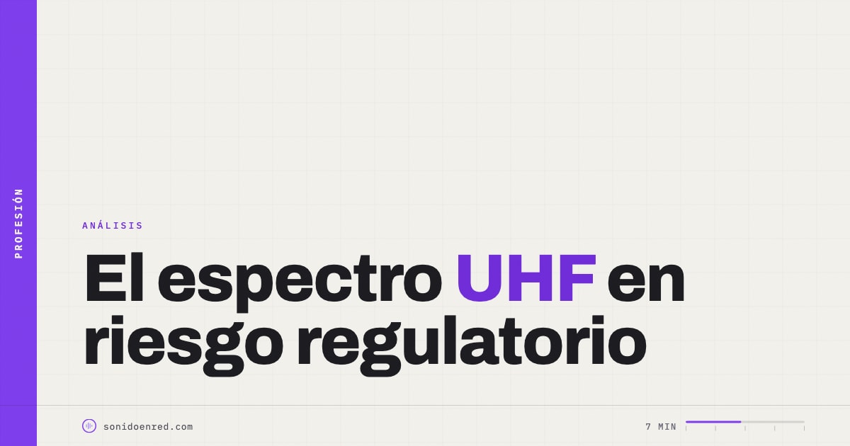 El espectro UHF para micrófonos inalámbricos, en riesgo: qué está en juego de cara a WRC-27