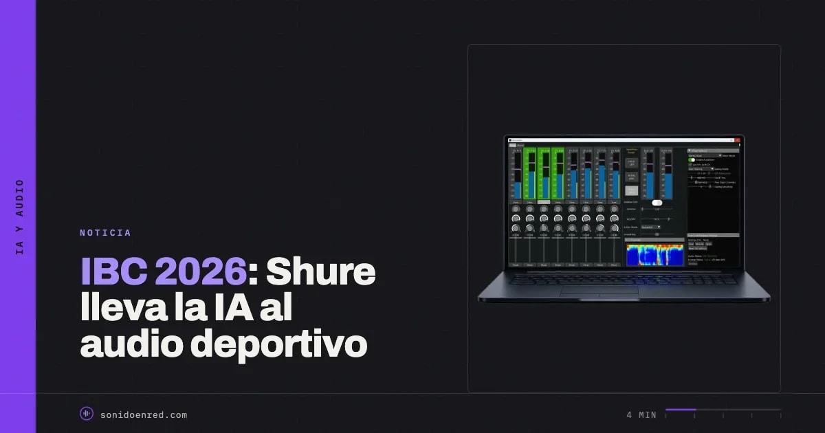 IBC 2026, día 2: Shure lleva la IA al audio deportivo