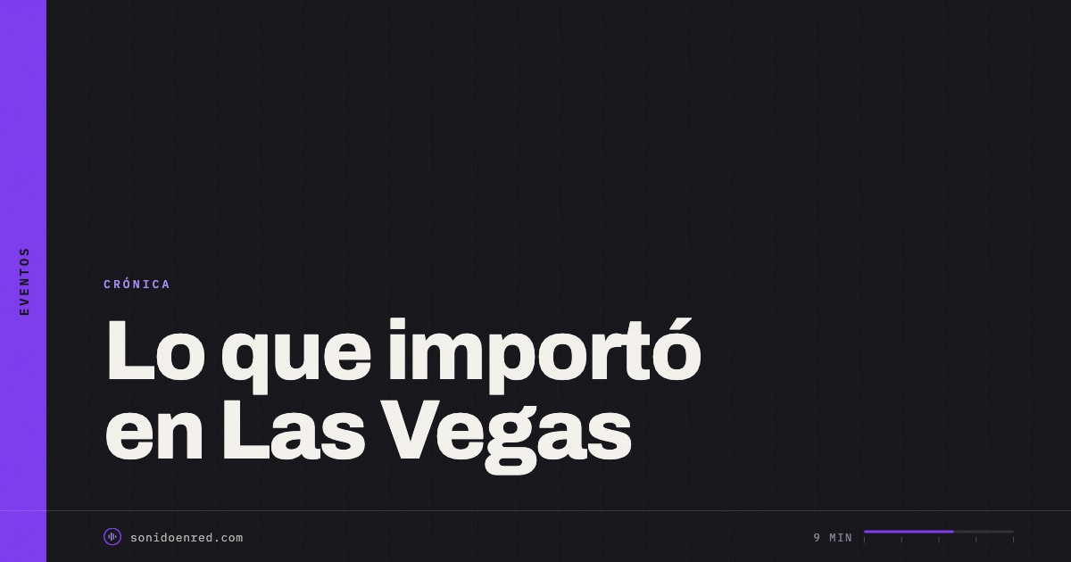 InfoComm 2026: lo que importó para el audio profesional en Las Vegas