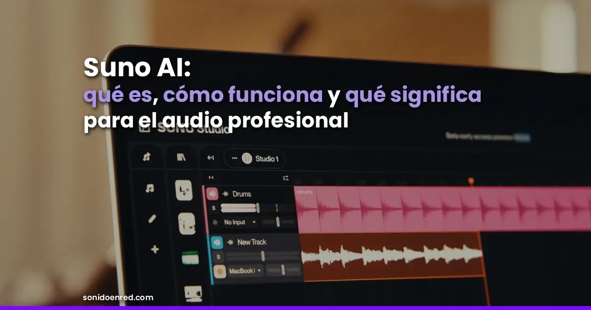 Suno AI y la generación musical por inteligencia artificial: qué es, cómo funciona y qué significa para el audio profesional