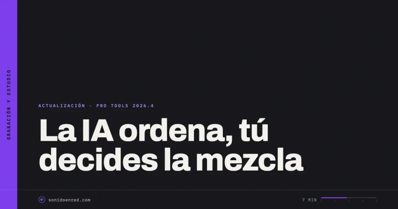Pro Tools 2026.4: Avid apuesta por audio inmersivo y speech-to-text con IA