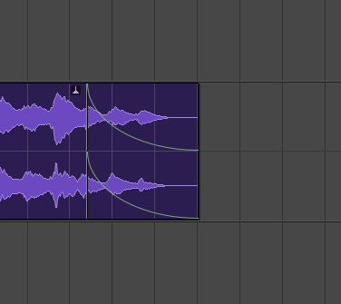 Fade out en un clip de ProTools