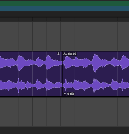 Corte en un clip de pro tools
