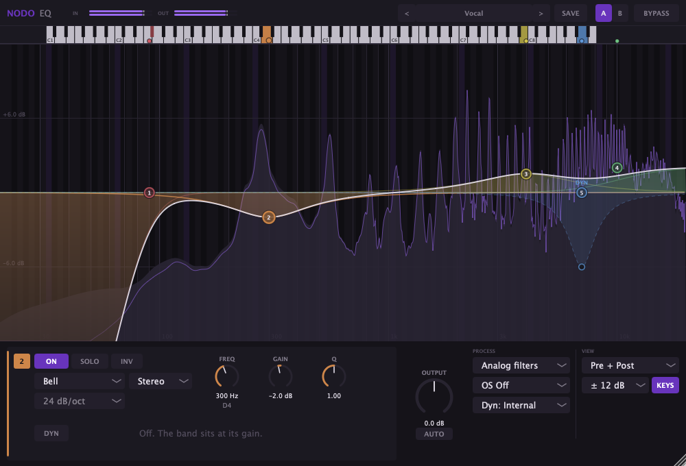 Nodo EQ free parametric equaliser mixing plugin