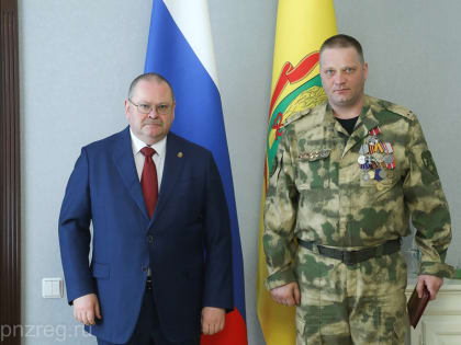 Олег Мельниченко предложил участнику СВО Александру Артамошкину выставить кандидатуру на выборы в пензенскую гордуму