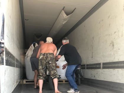 Кузнечане отправили очередную партию гуманитарной помощи в город Пологи