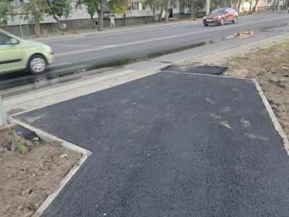 Благоустройство пешеходного перехода в Пензе
