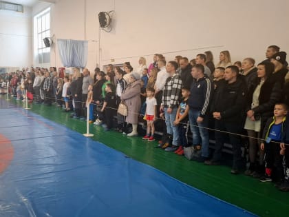 В зале борьбы состоялись  соревнования по борьбе сумо