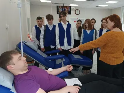 Для пензенских старшеклассников провели урок по донорству