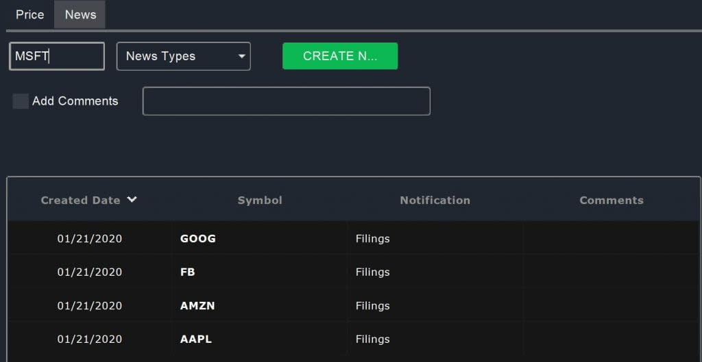 Notifications News Alerts