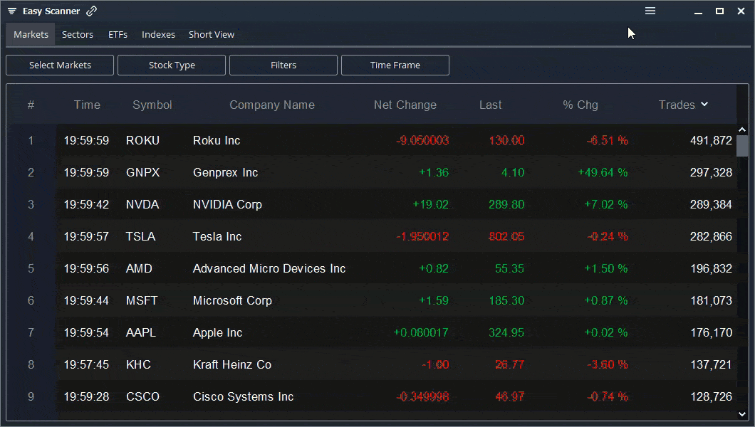 efficient_2 2 - Trading platform screenshot
