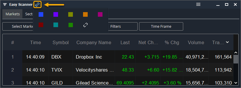 tool - Trading platform screenshot