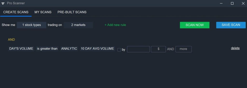 Better Scans - Comparative Metrics