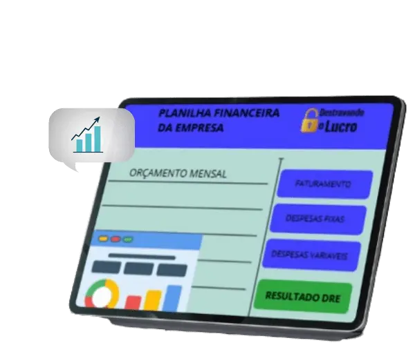 Planilha financeira exclusiva para controle do negócio