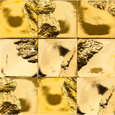125X125MM ICE CUBE GOLD (A) (TWQ1202DJ)
