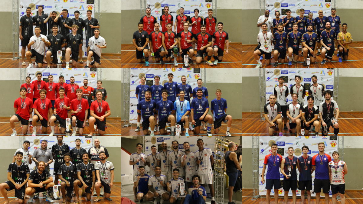 Liga dos Vales 2026 começa com alto nível e define campeões da 1ª etapa masculina em Santa Cruz do Sul