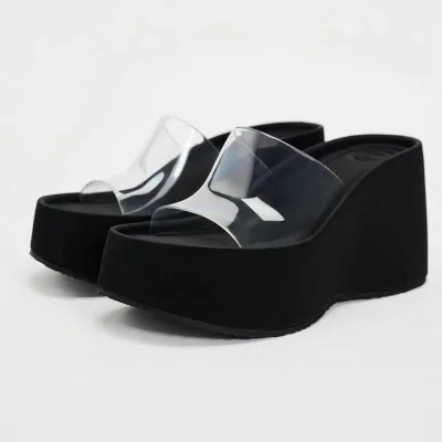 HIGH QUALITY WEDGE SLIPPERS ZARA   38-41...