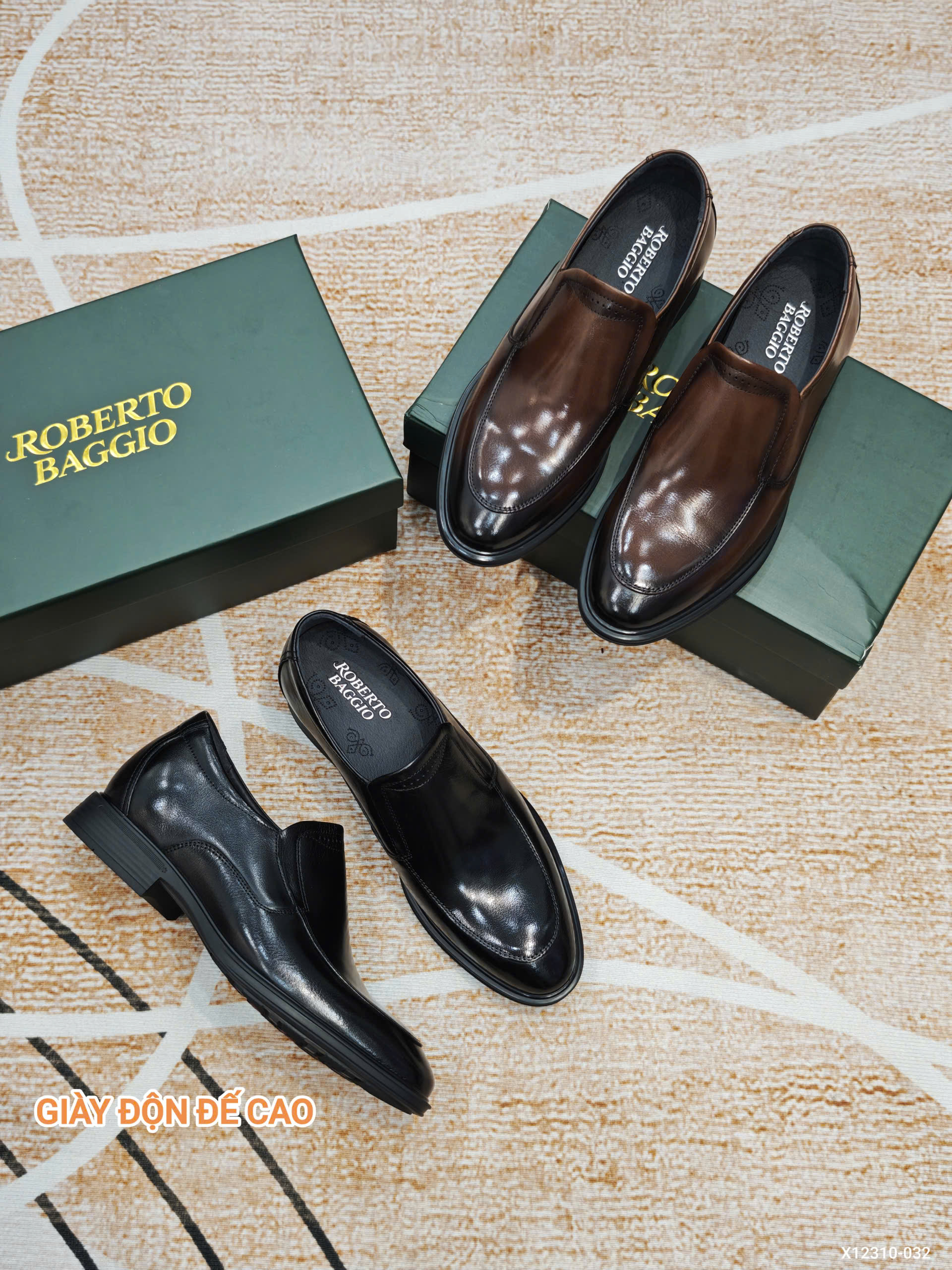 Giày Tây Tăng Chiều Cao 7cm ROBERTO BAGGIO - X12310