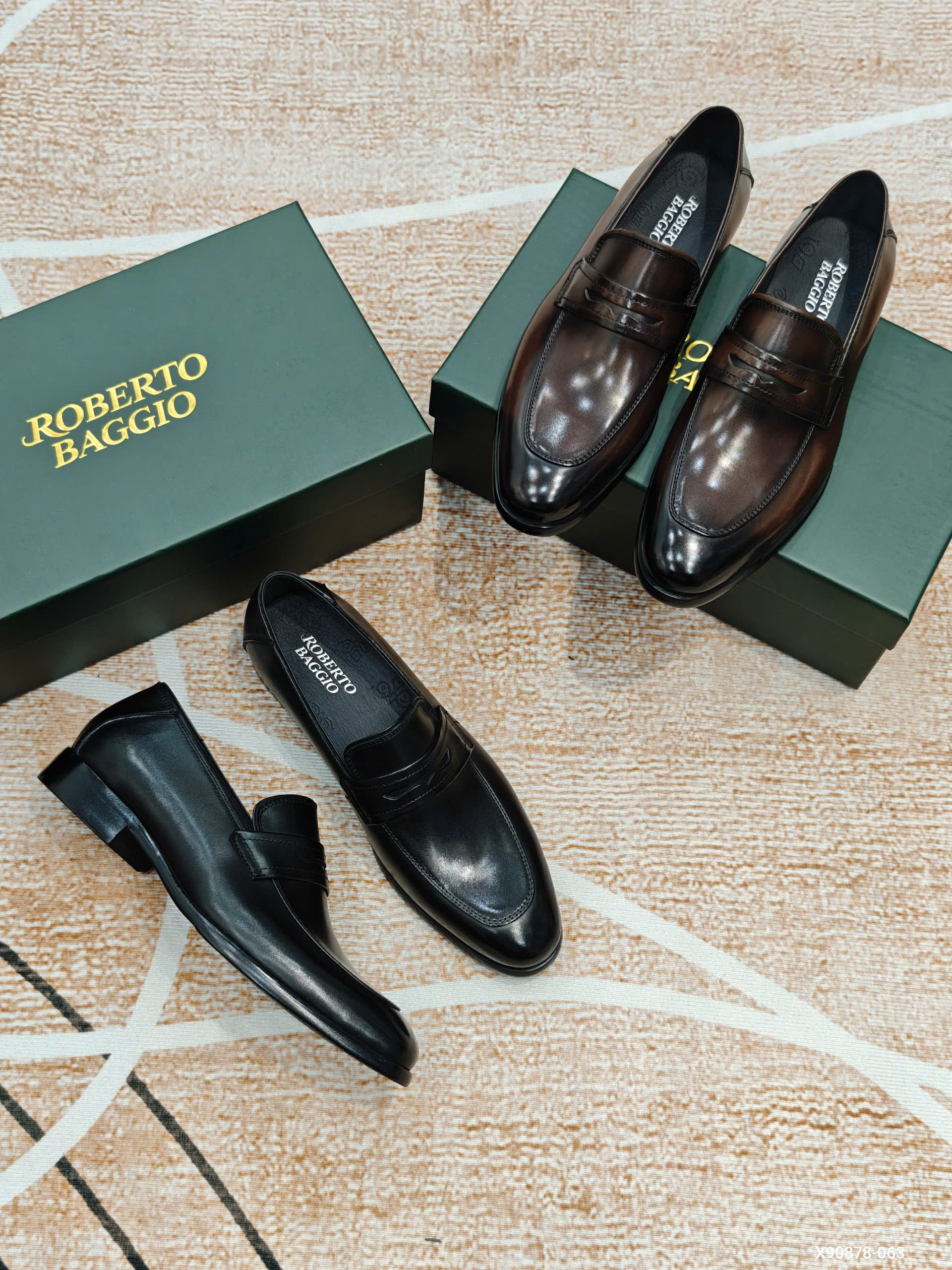 Giày lười Loafer ROBERTO BAGGIO - X90878