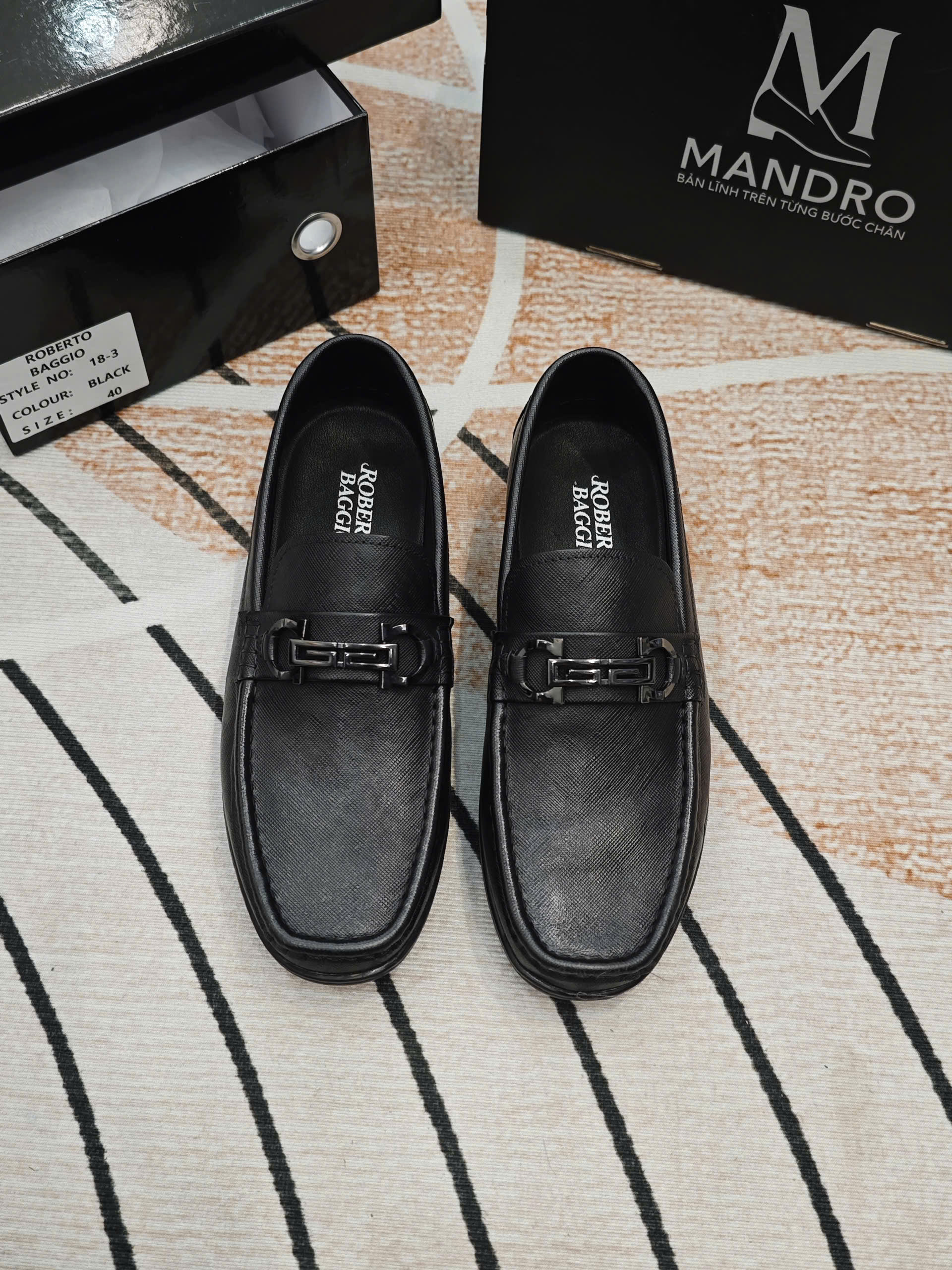 GIÀY MOCCASIN ROBERTO BAGGIO - 18-3