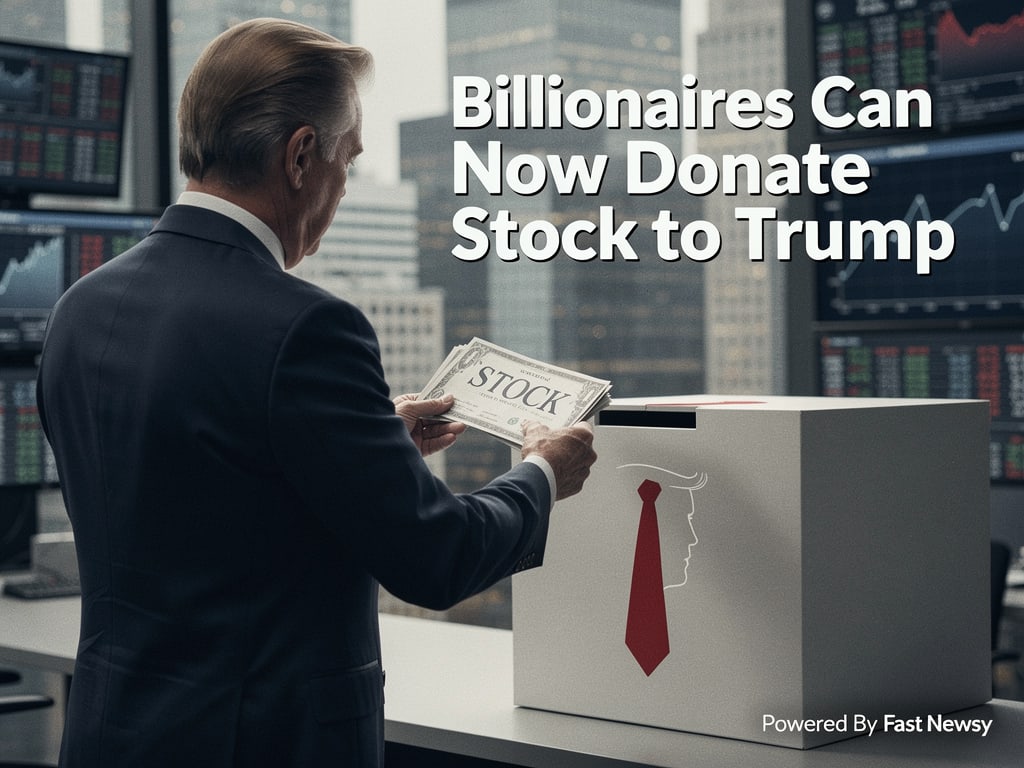 Billionaires Can Donate Stock to Trump Accounts: Shocking New Rules!